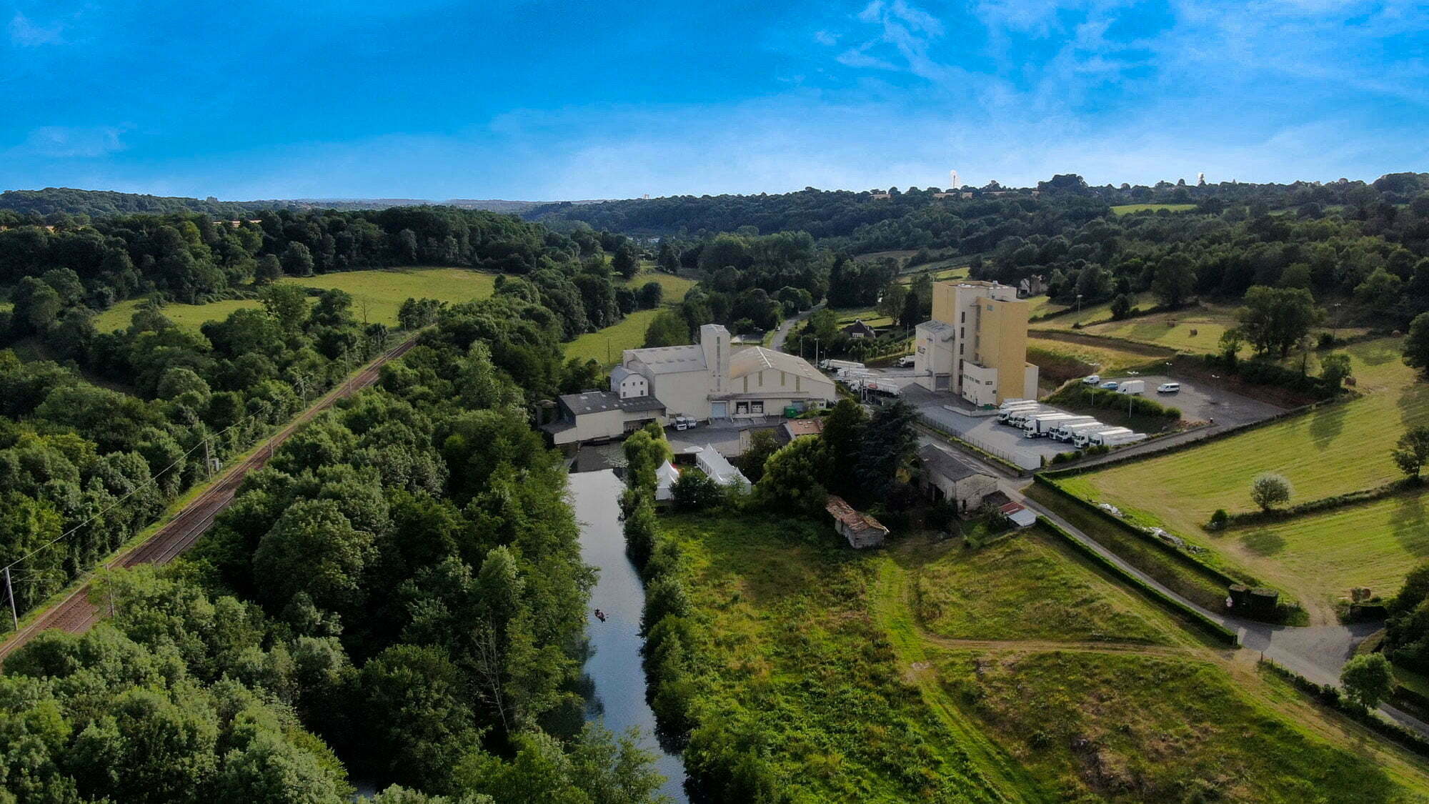 Bellot Minoteries – Vue aérienne Vue aérienne