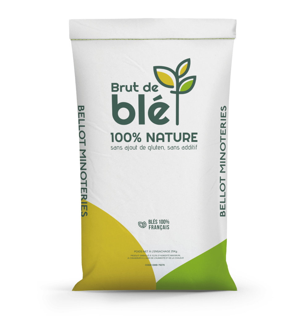 SAC FARINE BRUT DE BLÉ BELLOT MINOTERIES 25KG