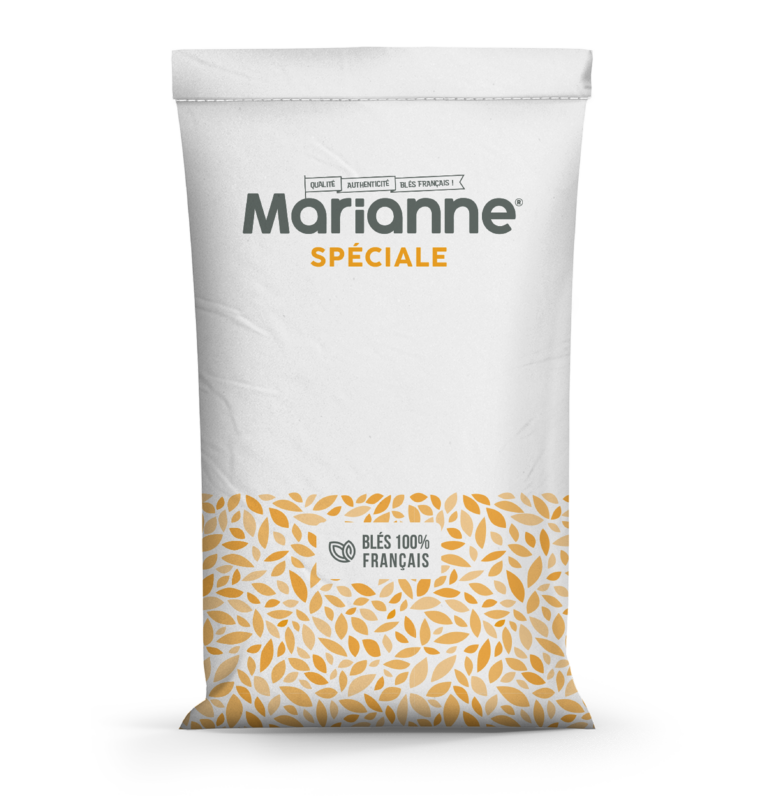 Visuel du sac 25kg farine Marianne Spéciale